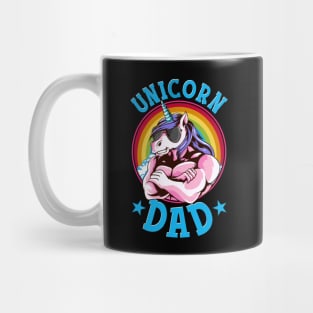 Unicorn Dad Proud Fathers of a Unicorn Princess Mug